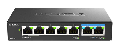 D-Link switch DMS-107, 7 porturi