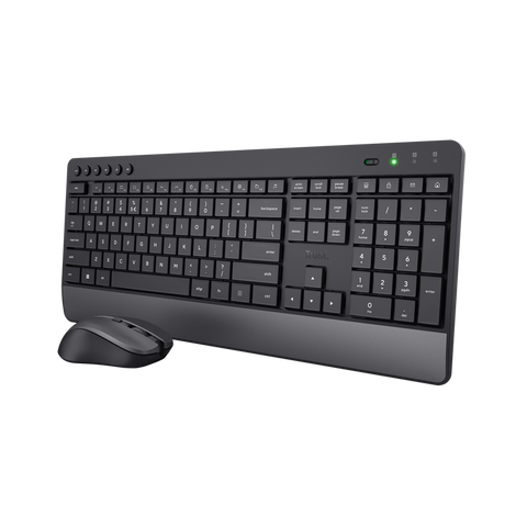 Trust Trezo Kit Tastatura + Mouse Wireless Sustainability Plastic material ABS Sustainability