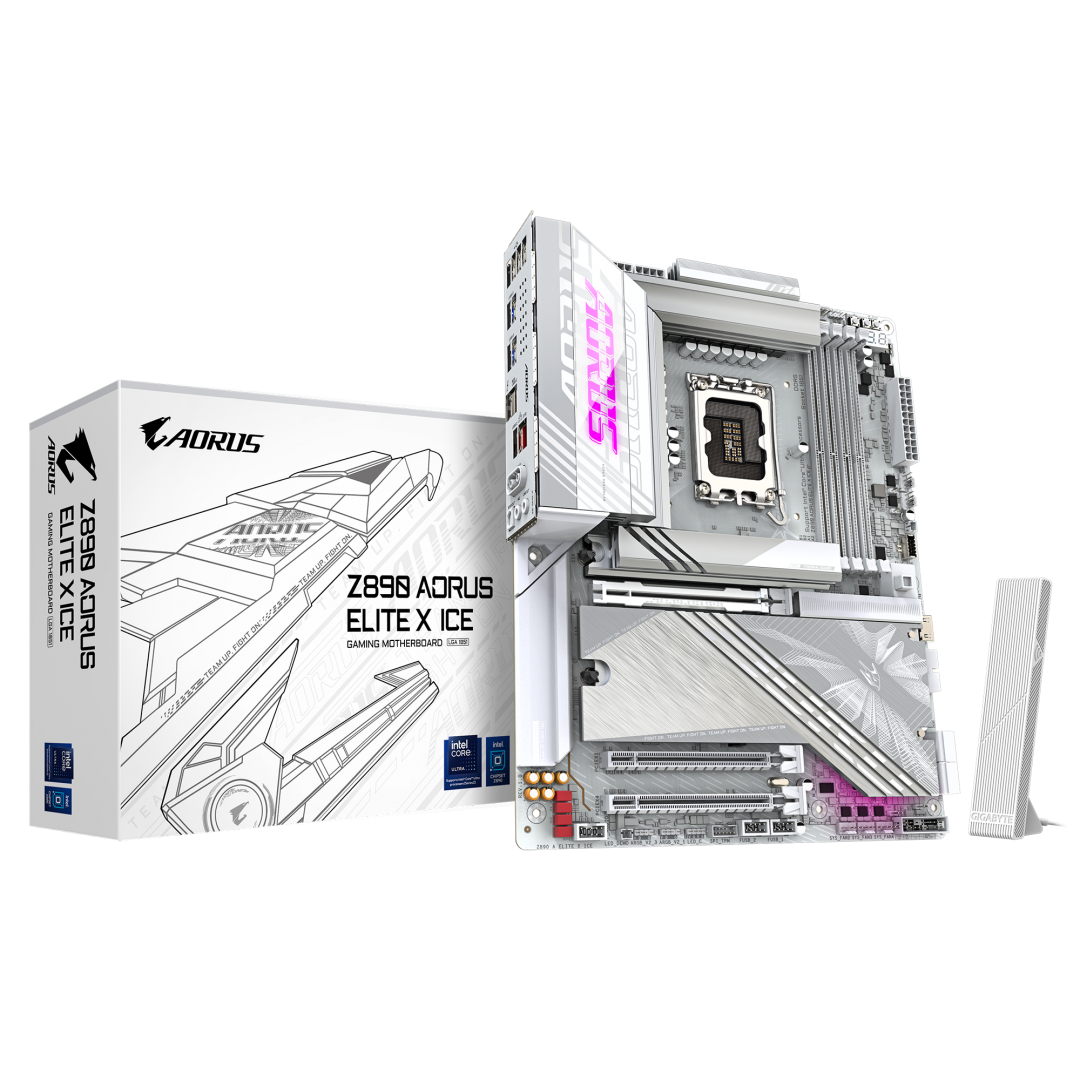 Placă de baza Gigabyte Z890 aorus elite x ice LGA1851, 4X DDR5