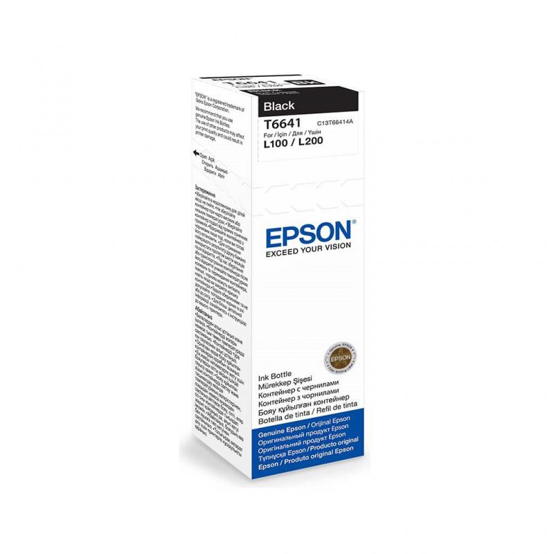 Cartuș cerneala Epson T6641, black, capacitate 70ml