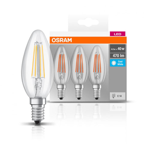 BASECLB40 4W/840 230V fil E14 FS3 Osram