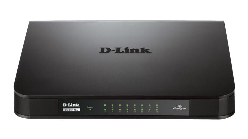 D-Link Switch GO-SW-16G, 16 porturi Gigabit, desktop, plastic, DLinkGO