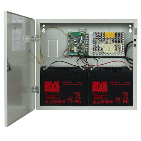 Sursă de alimentare pentru sisteme de detectie incendiu 24V/5.5A in cutie metalica Merawex (ZSP100-5.5A-18)