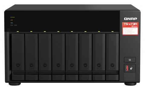 NAS QNAP 873A 8-Bay, CPU AMD Ryzen V1000 series V1500B 4C/8T 2.2GHz