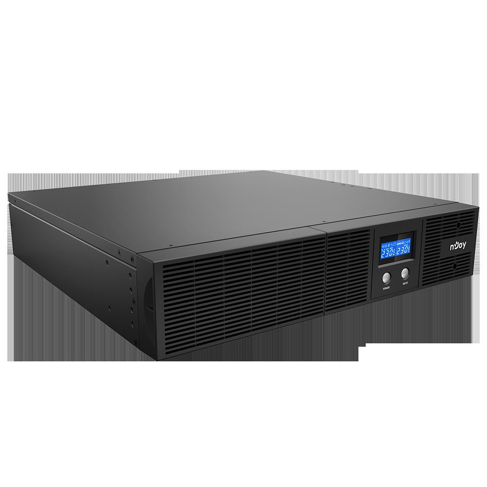 UPS nJoy Argus 3000, 3000VA/1800W, LCD Display, 8 IEC C13 cu Protectie