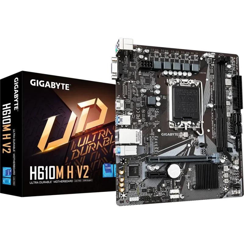 Placă de baza GIGABYTE H610M H V2 LGA1700, 2x DDR5