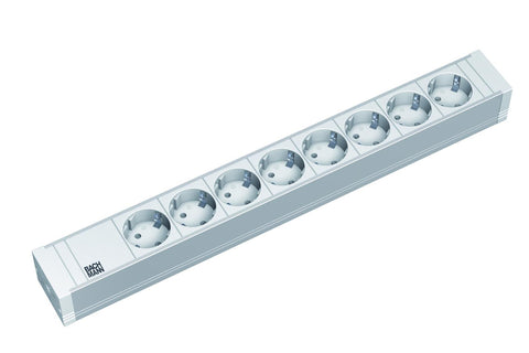 Bachmann IT PDU 8 x prize Schuko, in Schuko, 1U, impamantare