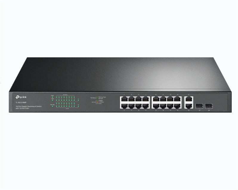 Switch TP-Link 18P-GB 2P-SFP unmngd POE switch