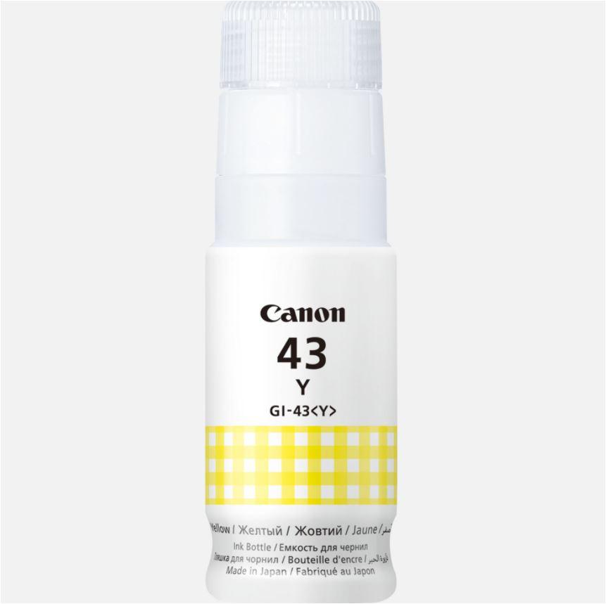 Cartuș cerneala Canon GI-43Y, culoare yellow, capacitate 3800 pagini