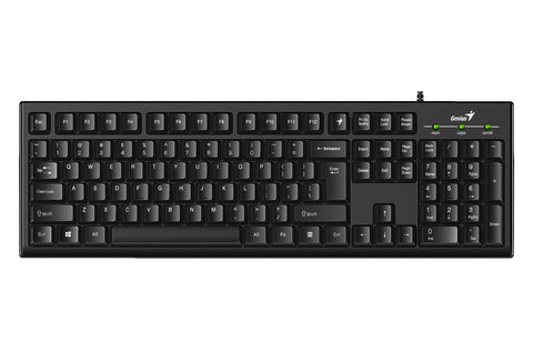 Tastatură Genius KB-100 Black, cu fir (1.5m), interfata USB