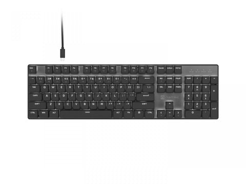 Tastatură cu fir mecanica Natec AMBERJACK, iluminare, numar butoane 104