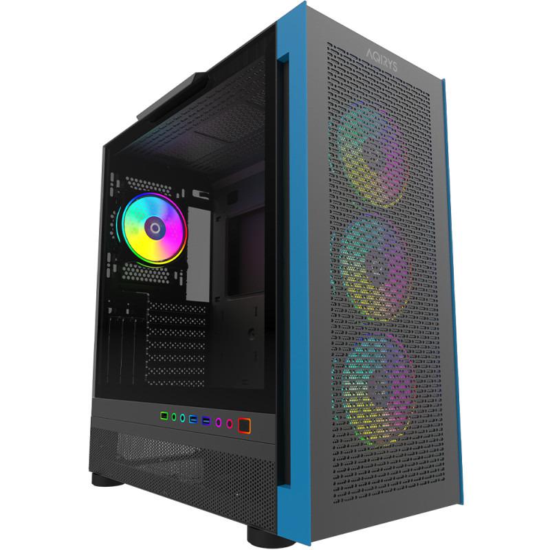 Carcasă Aqirys Sargas Mid Tower, 2x bays 3.5", 4x bays 2.5"
