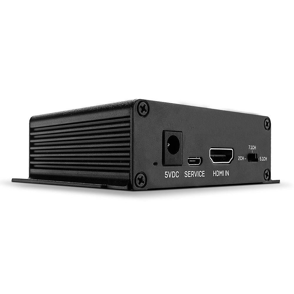 Lindy extractor Audio HDMI 4K60, interfata HDMI 2.0