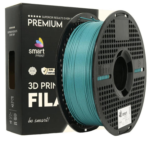 SMART PRINT 3D FILAMENT 1KG PETG+CF GREEN, continut de fibra de carbon
