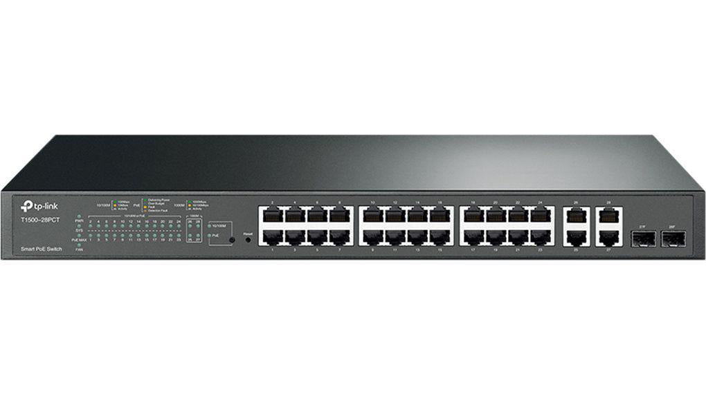 Switch TP-Link 24P-FE 4P-GB 2CMB smart rm POE