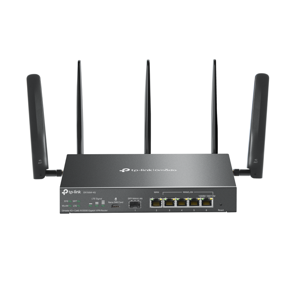 AX3000 WAN VPN router ER706W-4G TP-Link