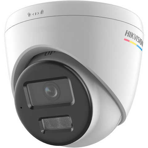 Cameră de supraveghere IP Turret 4MP ColorVu Hikvision DS-2CD1347G2H- LIU(4MM), lentila fixa 4mm