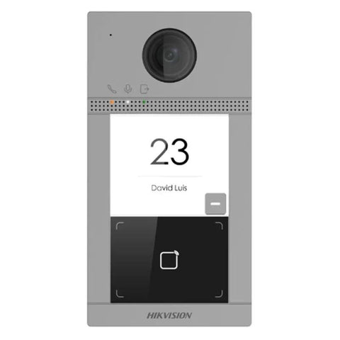 Post de exterior videointerfon IP Hikvision DS-KV8113-WME1(C)