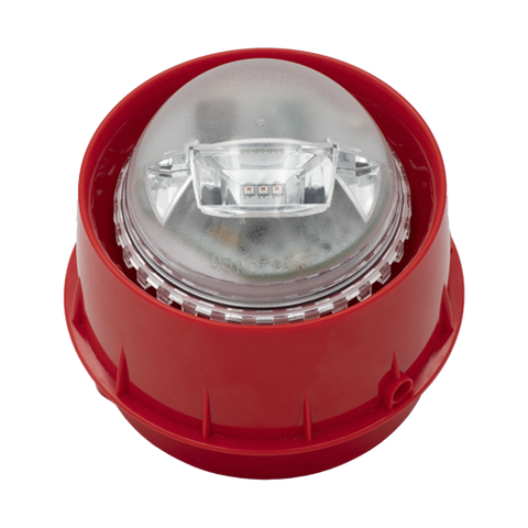 Sirenă Morley cu flash, adresabila, LED-uri de culoare rosie (WSF-RR-RF)