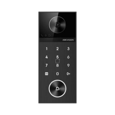 Post videointerfon de exterior WI-FI Hikvision DS-KV6124-WBE1