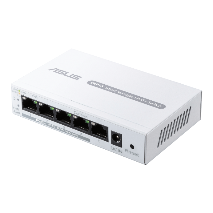 Asus EBP15 Switch 5 Porturi GBE, Smart managed, POE