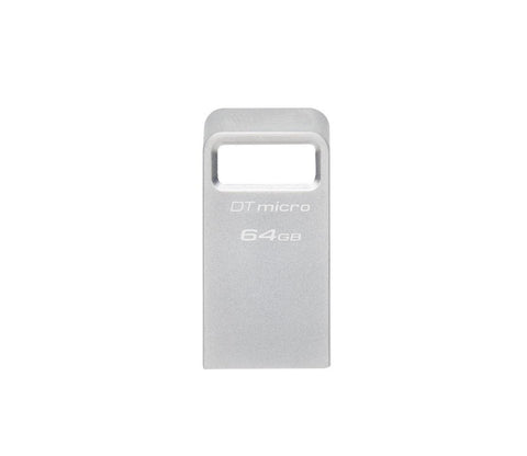 Memorie USB Flash Drive Kingston 64GB Data Traveler Micro USB 3.2 Gen1Metalic