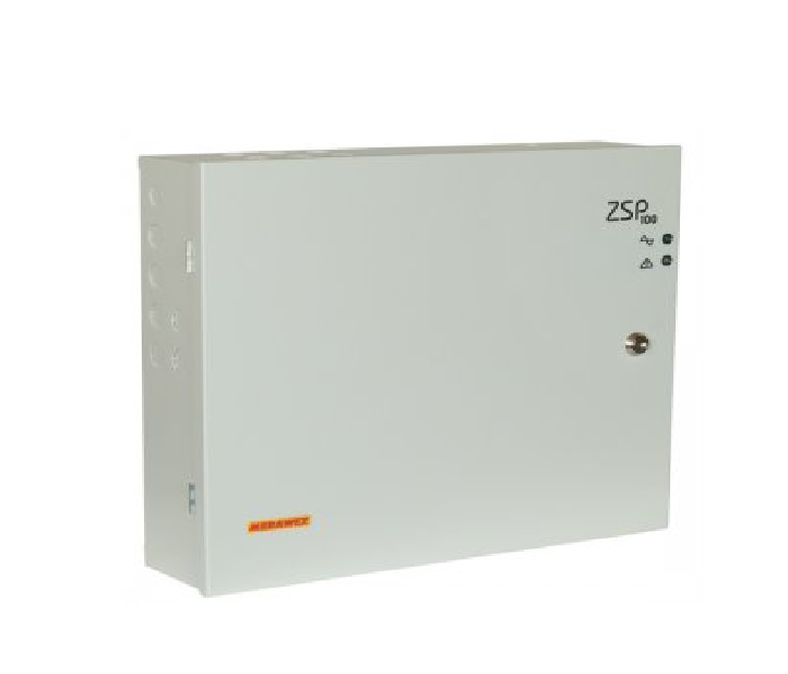 Sursă de alimentare pentru sisteme de detectie incendiu 24V/4A in cutie metalica Merawex (ZSP100-4.0A-18)