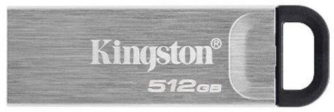 Memorie USB Kingston DataTraveler Kyson 512 GB, USB 3.2, metalică