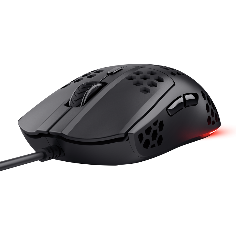 Mouse Trust GXT 928 Helox cu fir, optic, rezolutie meaxima 6400 DPI