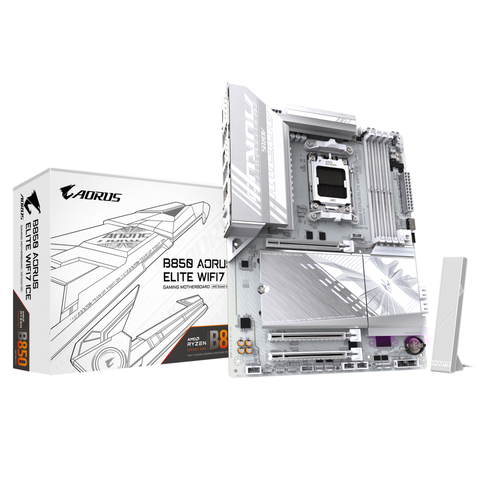 Placă de baza Gigabyte B850 aorus elite WIFI7 ice AM5, 4X DDR5