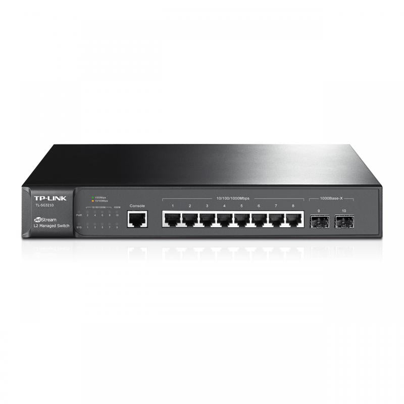 Switch TP-Link 8P-GB 2P-SFP L2 mngd rm