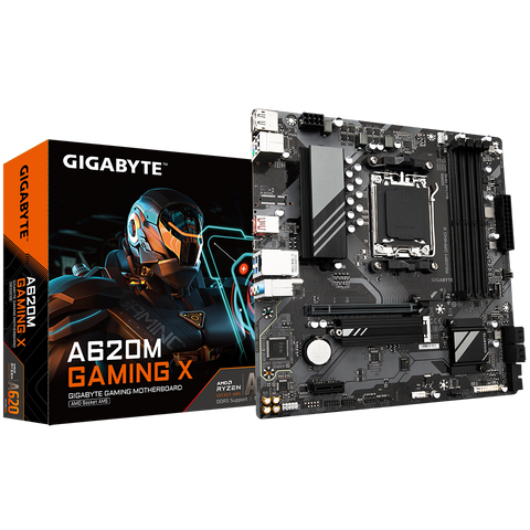 Placă de baza Gigabyte A620M GAMING X AX AM5, 4x DDR5, 1x DisplayPort