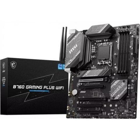 Placă de baza MSI B760 GAMING PLUS WIFI 4x DDR5 LGA1700 1x HDMI™ Support HDMI™ 2.1 with HDR,