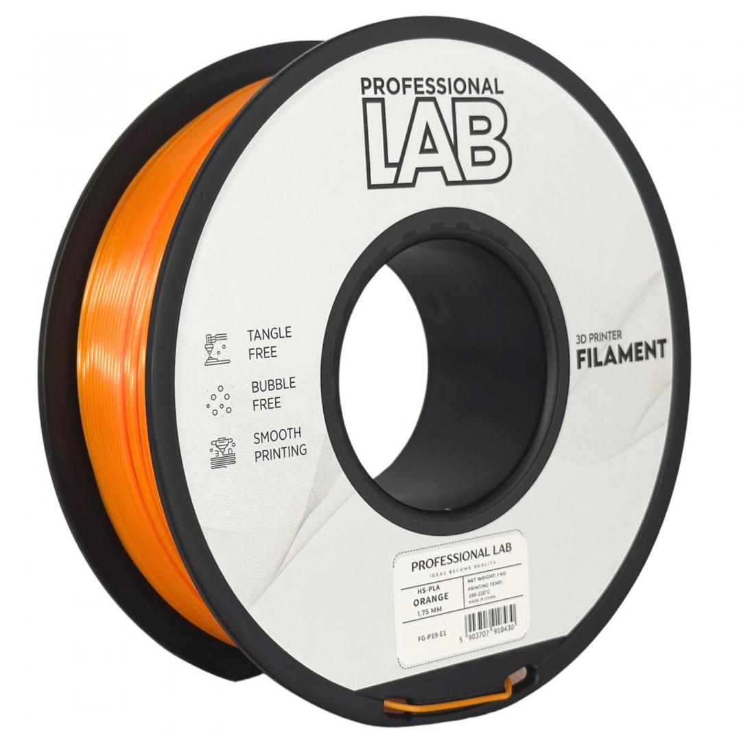 Filament 3D Proffesional Lab, Diamentru 1.75mm Professional lab (HS-PLA ORANGE | PROF. LAB)