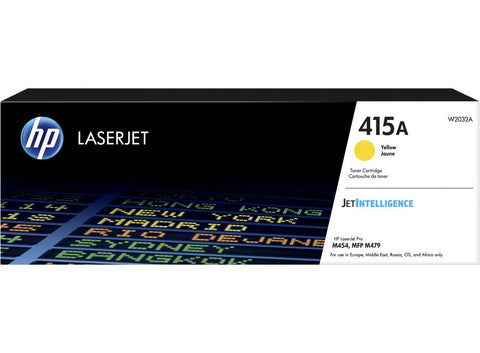 Toner HP 415A W2032A, yellow, 2.1k, HP Color LaserJet Pro M454dn