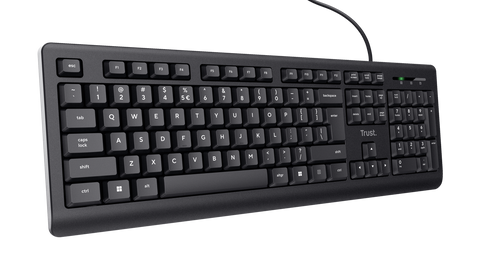 Tastatură cu fir Trust, negru