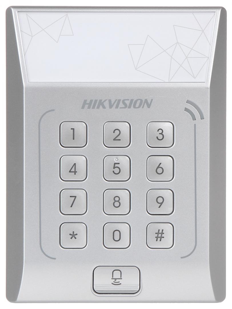 Cititor standalone cu tastatura si card de proximitate Hikvision