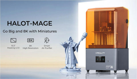 Imprimantă 3D Creality Halot-MAGE cu rasina, Tehnologie SLA