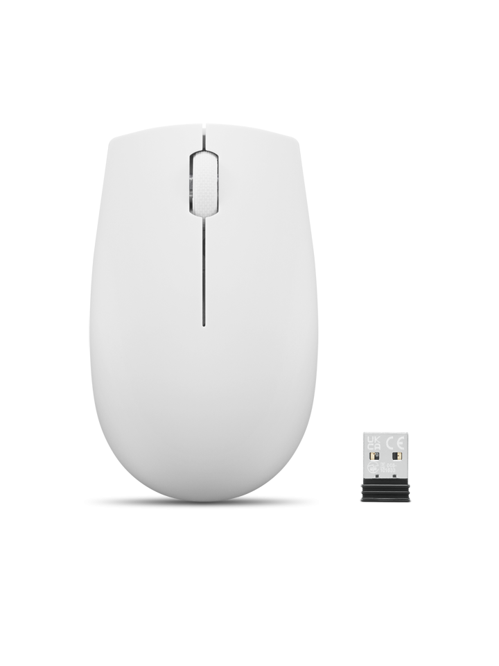 Mouse wireless Lenovo 300, Cloud Grey
