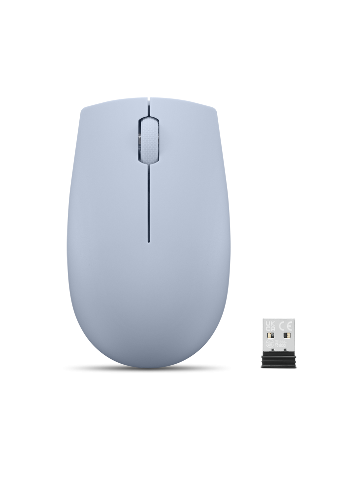 Lenovo 300 Wireless Compact Mouse Frost Blue