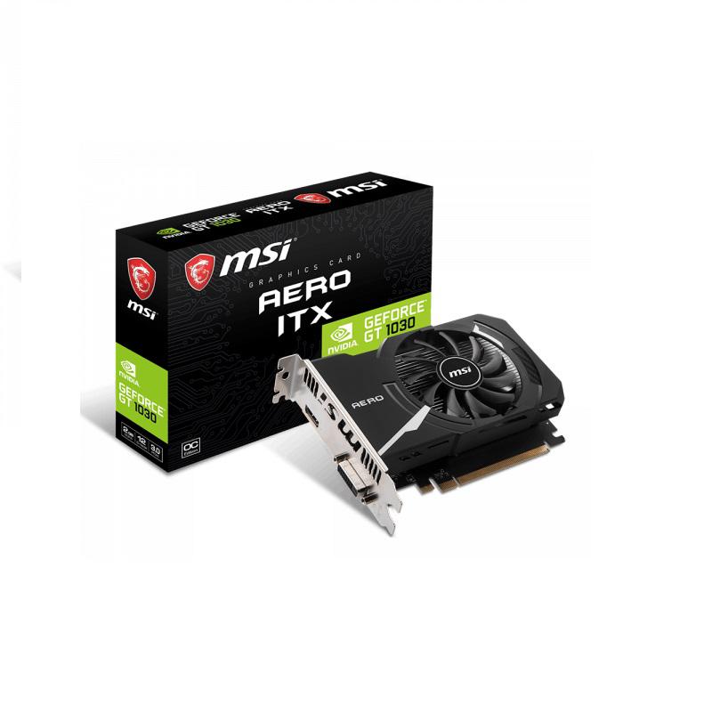Placă video MSI GEFORCE GT 1030 AERO ITX 2GD4 OC, PCI-Express 3.0 x16