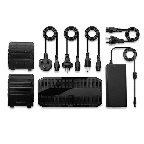 Stație de incarcare USB Lindy, 10 porturi, putere maxima 120W, negru