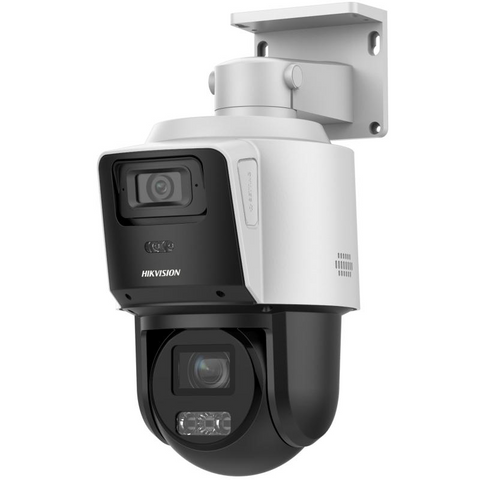 Cameră de supraveghere IP TandemVu 4MP+4MP 4X POE PTZ Hikvision DS-2SE3C404MWG-E/14
