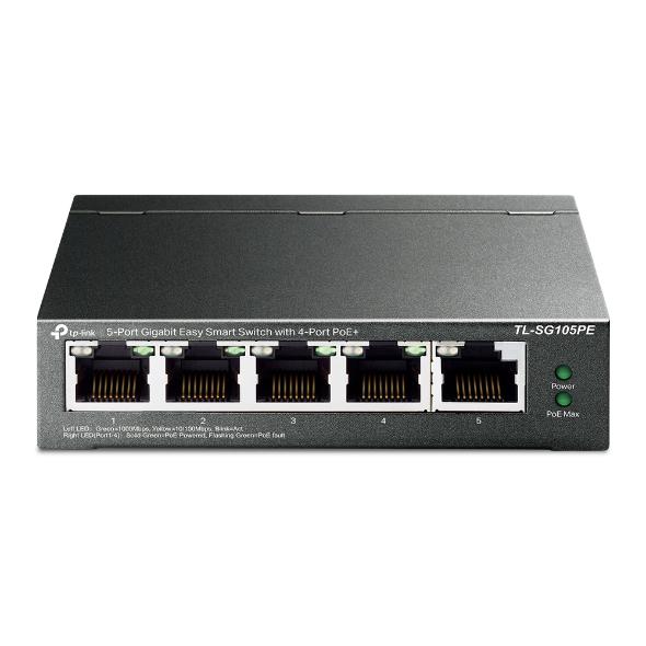Switch TP-Link 5P-GB EASY-SMART POE