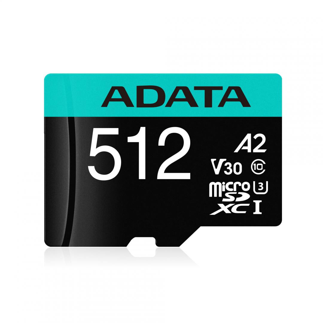 Micro Secure Digital Card ADATA 512GB, AUSDX512GUI3V30SA2-RA1, Clasa 10