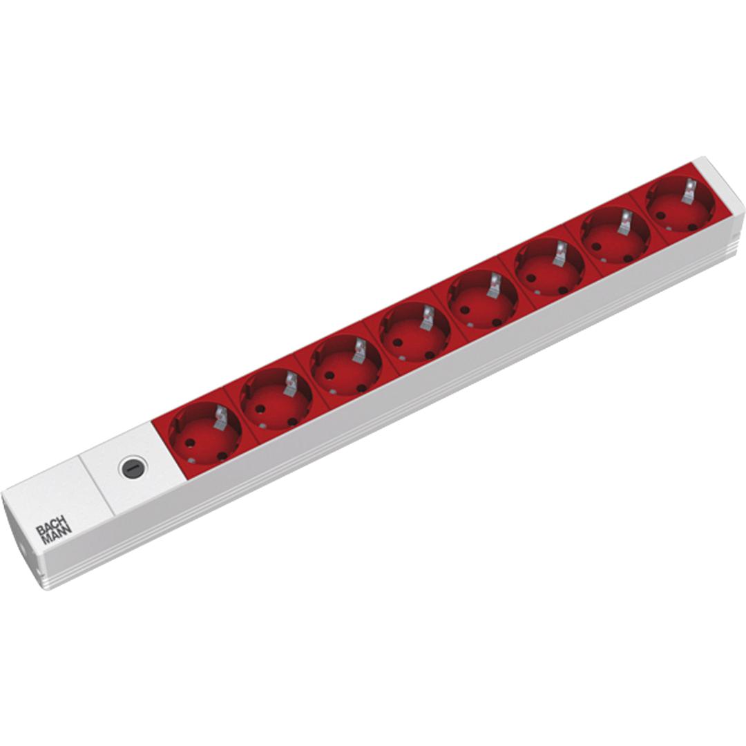 Bachmann IT PDU 8 x prize Schuko, in IEC C14 1U, impamantare, 16A/3600W