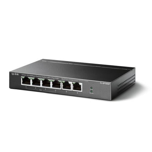 6PORT 10/100 desktop 4P POE switch TP-Link
