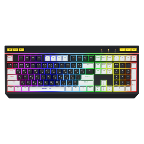 Tastatură mecanica cu fir Hator Icefall, conectivitate USB