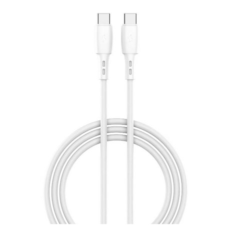 Cablu Lemontti Wind Fast Charge Type-C la Type-C, PD, 65W, lungime 1.2m