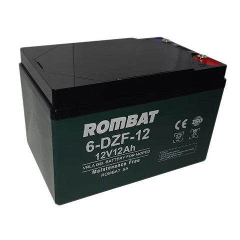 Acumulator Rombat 12V 12Ah VRLA deep cycle GEL, seria DZF, Chilwee 6-DZF-12